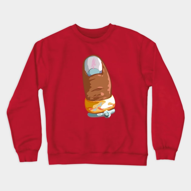 Thumbdrive Crewneck Sweatshirt by Sticky Fingers